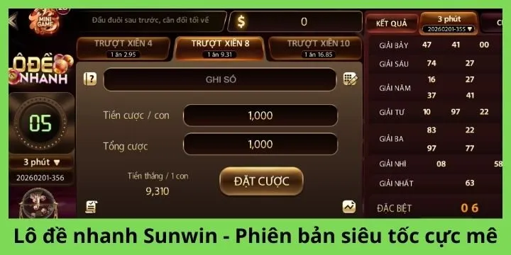 Lô đề nhanh Sunwin thu hút hàng nghìn lượt truy cập mỗi ngày