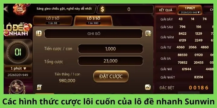 Hướng dẫn cách chơi lô đề nhanh Sunwin cực chuẩn