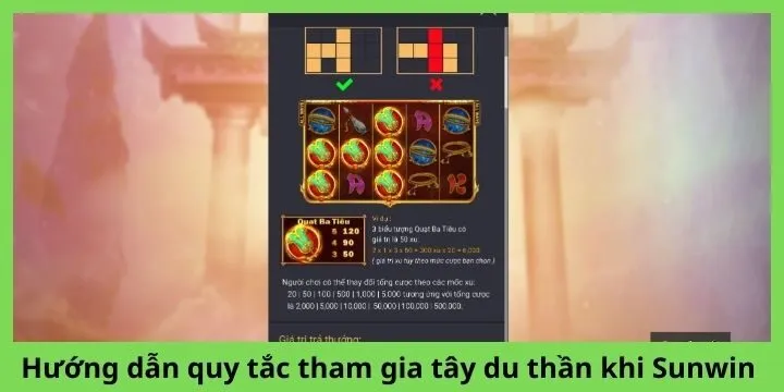 Hướng dẫn quy tắc tham gia tây du thần khi Sunwin 